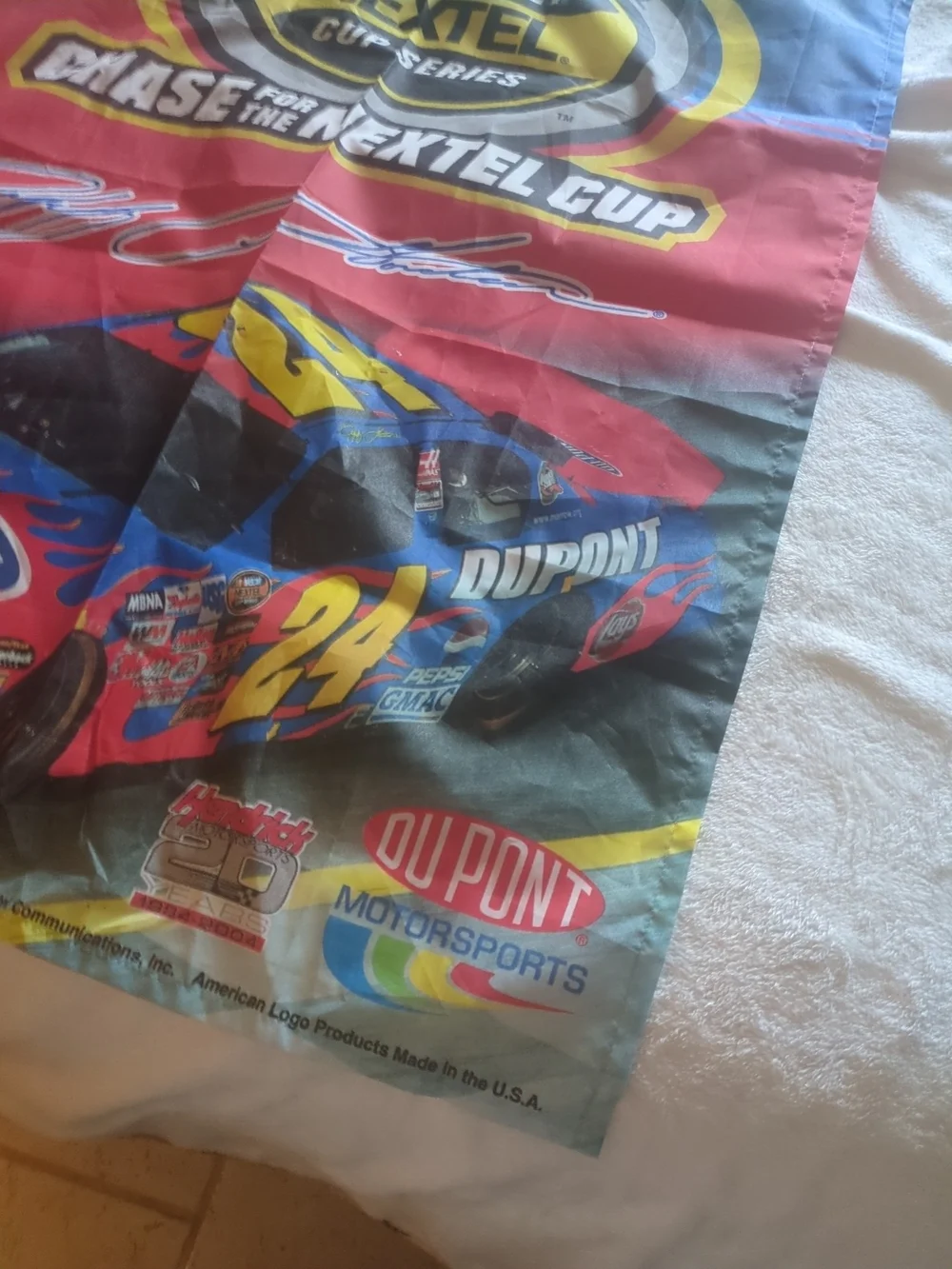 Two Jeff Gordon NASCAR Racing Flag - Multicolor 2004